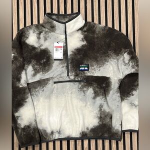 Nike Club Open Air 1/2 Zip Brushed Fleece Pullover HV4628-254 Men’s Size Large